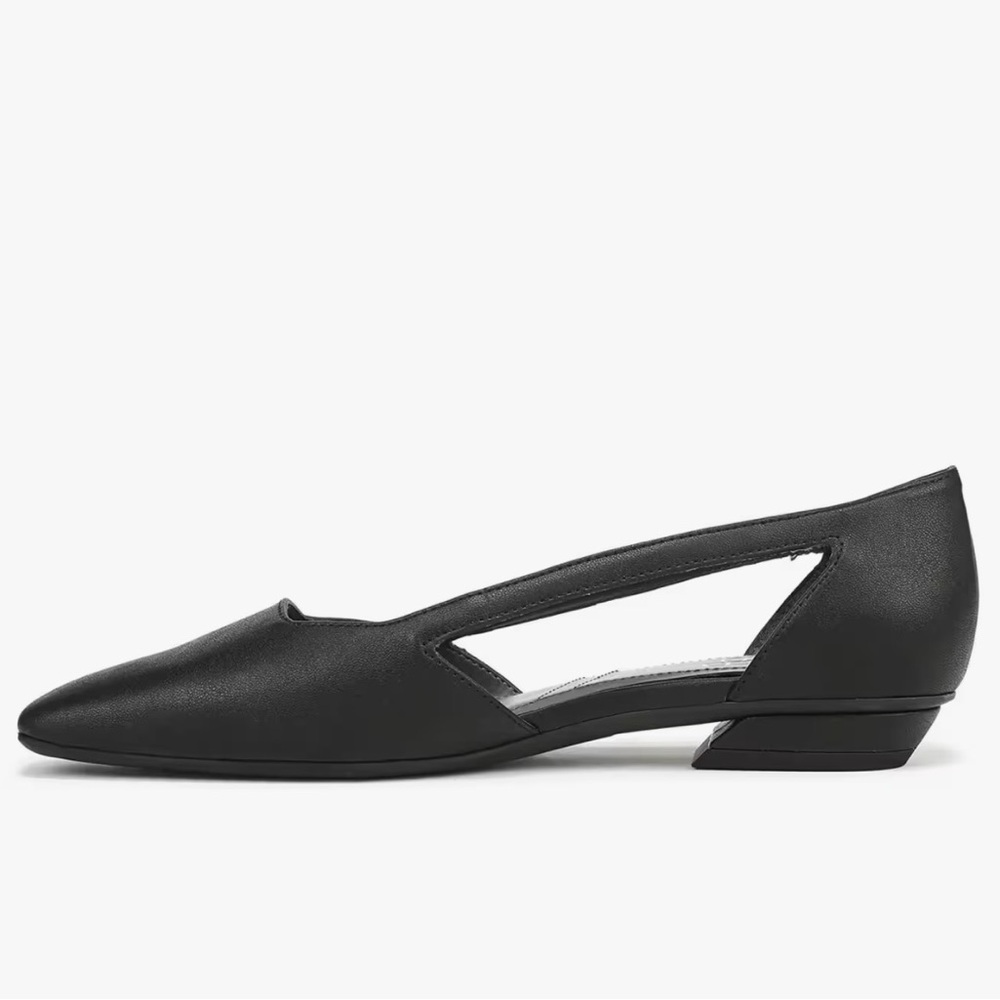 Franco Sarto Black Cutout Flats - Picture 3 of 8
